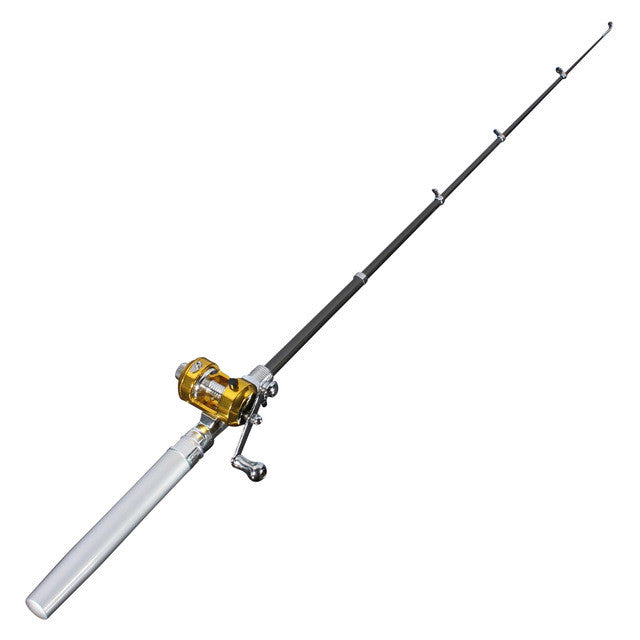 Mini Portable Pen Shaped Pocket Fishing Rod - More Discount Code Avail –  DogPuppyLove.Com